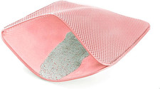 Pink Honeycomb Cat Litter Mat