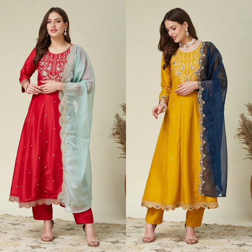 Anarkali abito pakistano - abito,