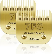 Bestbomg 2x 7fc coltello di ricambio per cani per Heiniger/moser Max45/andis/oster A5