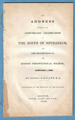 1838 phrenology pamphlet - 1838,