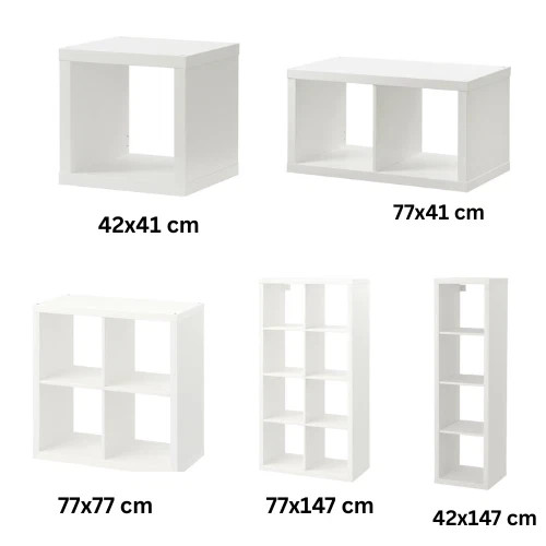 Nuova scaffalatura bianca ikea - nuova,