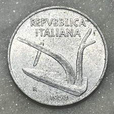 1953 R | Italy - 10 Lire coin
