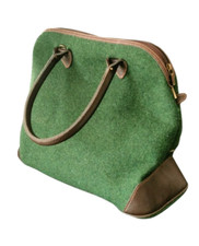 Borsa donna Bonfanti - lana verde bottiglia