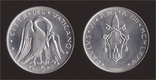 Vaticano lire 1975 - lire,