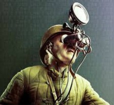 Set occhiali esercito polacco militare notte1 NS-71 elmetto1 attacco lampada IR epoca guerra fredda