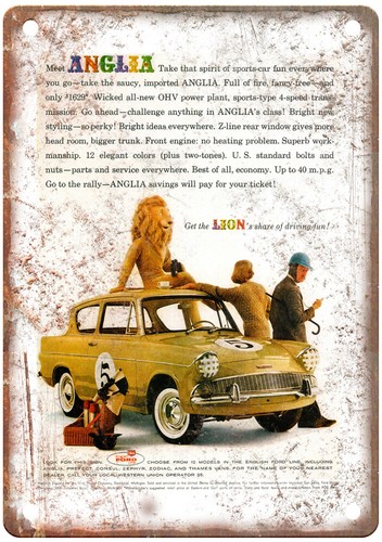 Insegna vintage 1960 ford - insegna,