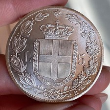 UMBERTO I 5 LIRE 1878 FALSO DA