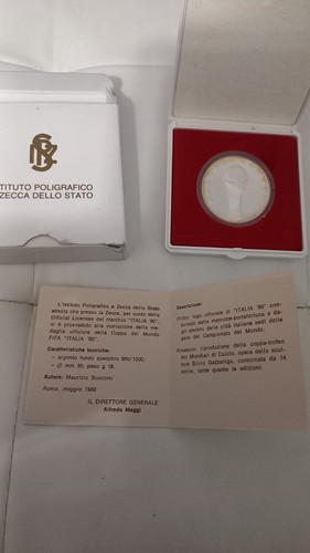 Italia medaglia ufficiale - italia, 90:medaglia
