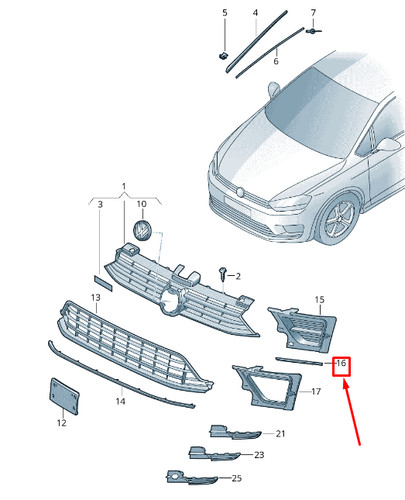 Nuovo golf sportsvan am - nuovo, vw