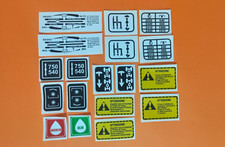 ADESIVI DECALCOMANIE NUMERO 18  PITTOGRAMMI PER TRATTORI AGRICOLI FIAT GOMMATI