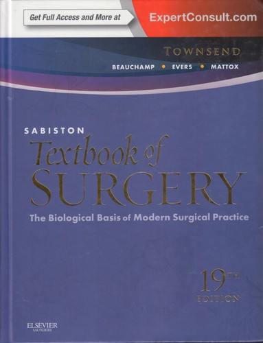 Sabiston textbook surgery - sabiston,