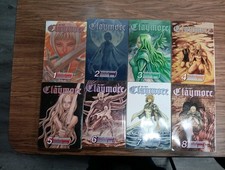 Claymore Vol. 1-8 Manga in