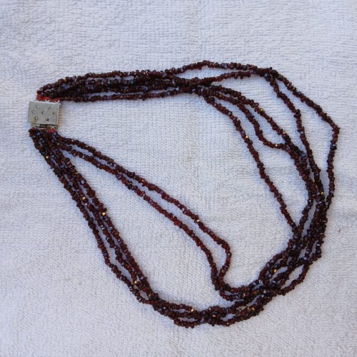 Collana fili granato - collana,