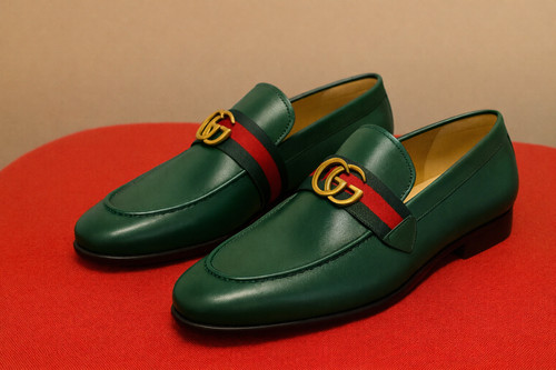 Handmade men green leather - handmade,