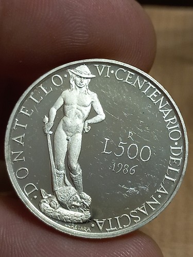 500 lire 1986 - 1986, proof