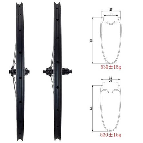 Set ruote carbonio - , 700c