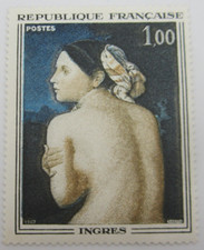 VARIETE : TIMBRE FRANCE N° 1530 - OEIL BLANC + SEIN FLOU + COUDE BLEU