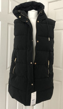 ZARA GILET LUNGO IMBOTTITO ~