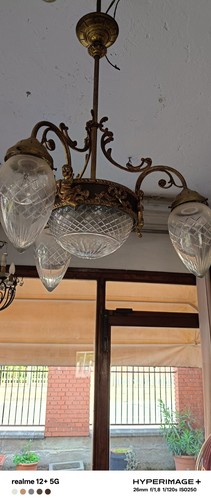 Lampadario vintage - lampadario,