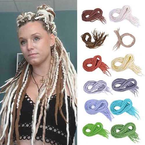 Dreadlocks colore lana - 22",