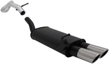 Terminale di Scarico Sportivo NOVUS 2x76 SR per VOLKSWAGEN Golf 4 (1J)