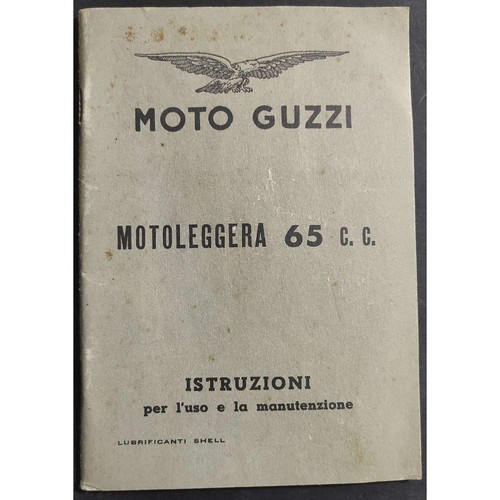 Moto guzzi motoleggera 65 - moto,