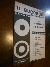 SPARTITI MUSICALI-VINTAGE-11 SUCCESSI CHITARRA SOLISTA  PETIT GRIS ED.MUS.A.ZARA