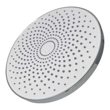 Soffione per doccia da bagno rotondo 22 cm in abs doccetta cromato attacco 1/2"