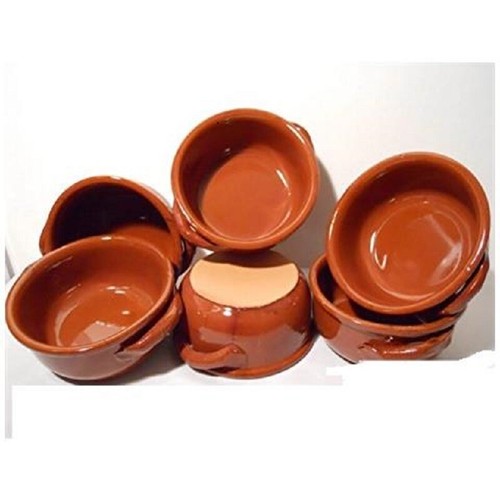 Set 6tegamini coccio terra - set, di