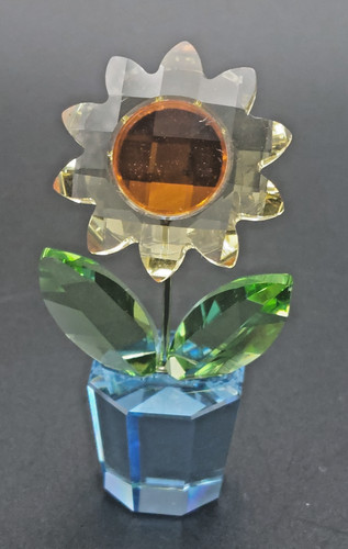 Swarovski crystal sunflower - swarovski,