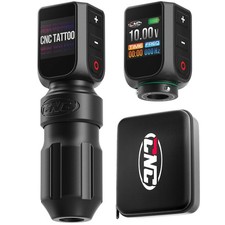 Macchina per tatuaggi wireless penna rotante 3200 mAh doppia batteria 4,0 mm corsa E77 Pro