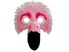 Maschera uccellino fenicottero