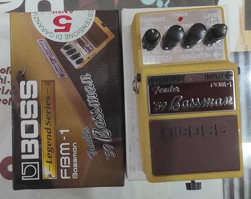 Pedale per basso boss - boss, fbm-1