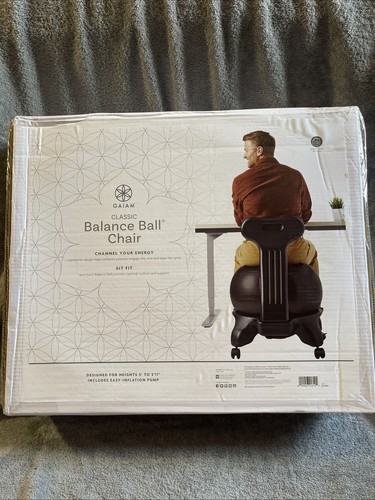 Gaiam balance ball chair - gaiam,