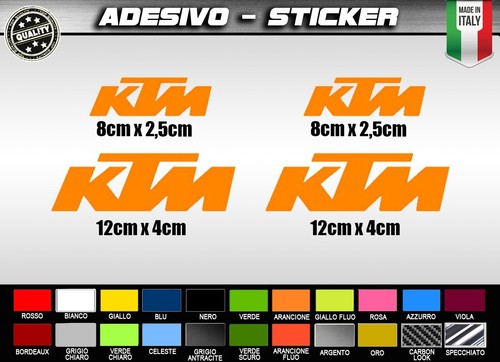 Adesivi ktm scritta per auto - adesivi,