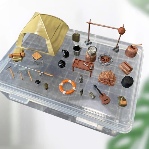 Diorama set da campeggio - diorama,