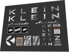 Set decalcomanie argento Klein