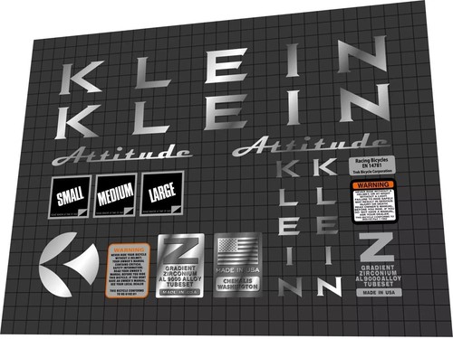Set decalcomanie argento klein - decalcomanie,