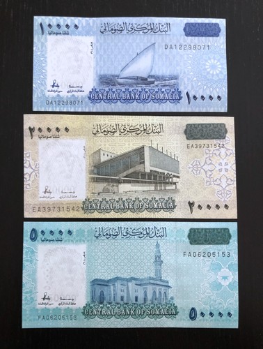 Somalia set 10000 - 20000, 50000