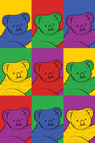 Poster koala pop - pop, cool