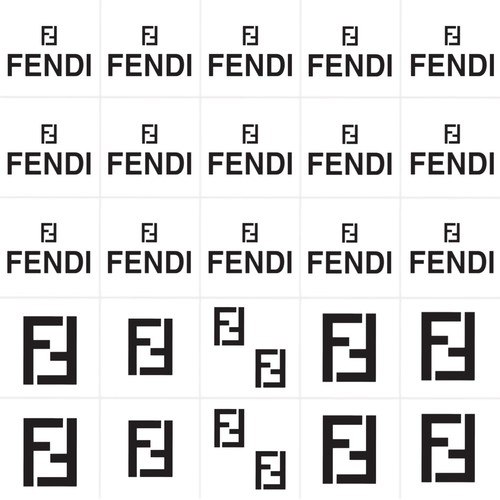 Fendi decalcomanie unghie - fendi,