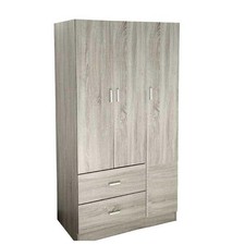 ARMADIO IN LEGNO CON 3 ANTE E