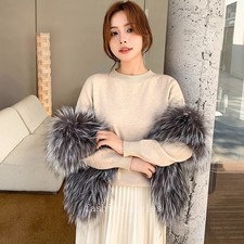 Sciarpa donna vera pelliccia