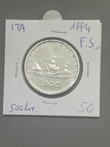 500 lire argento caravelle - lire,