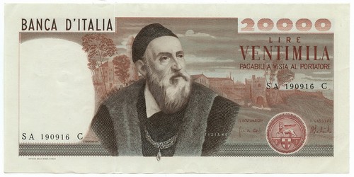20000 lire banca italia - 20000,