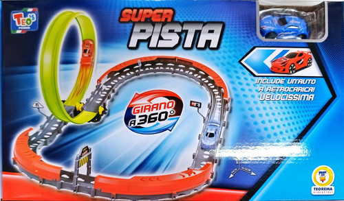 Super pista con giro - super,