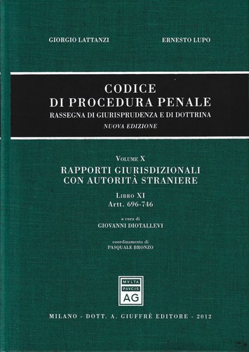 Codice procedura penale - codice, di