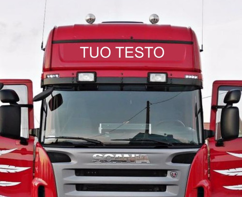 Adesivi cabina camion - adesivi,
