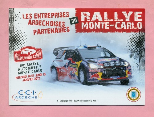 Rallye monte carlo 2012 - rallye,