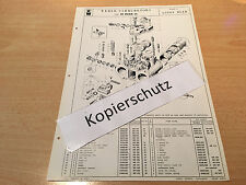 Lotus Elan, Piano Carburatore per Weber 40 DCOE 18  